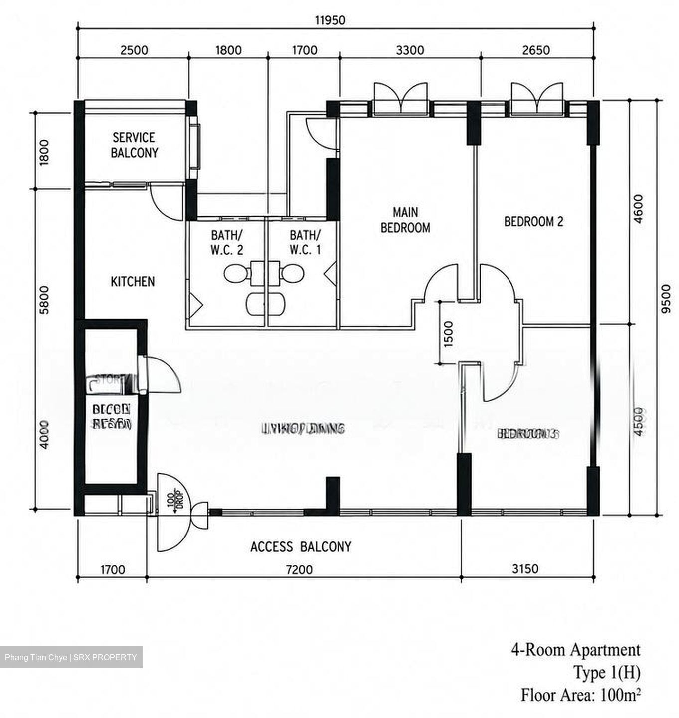 Blk 326 Sembawang Crescent (Sembawang), HDB 4 Rooms #579292811